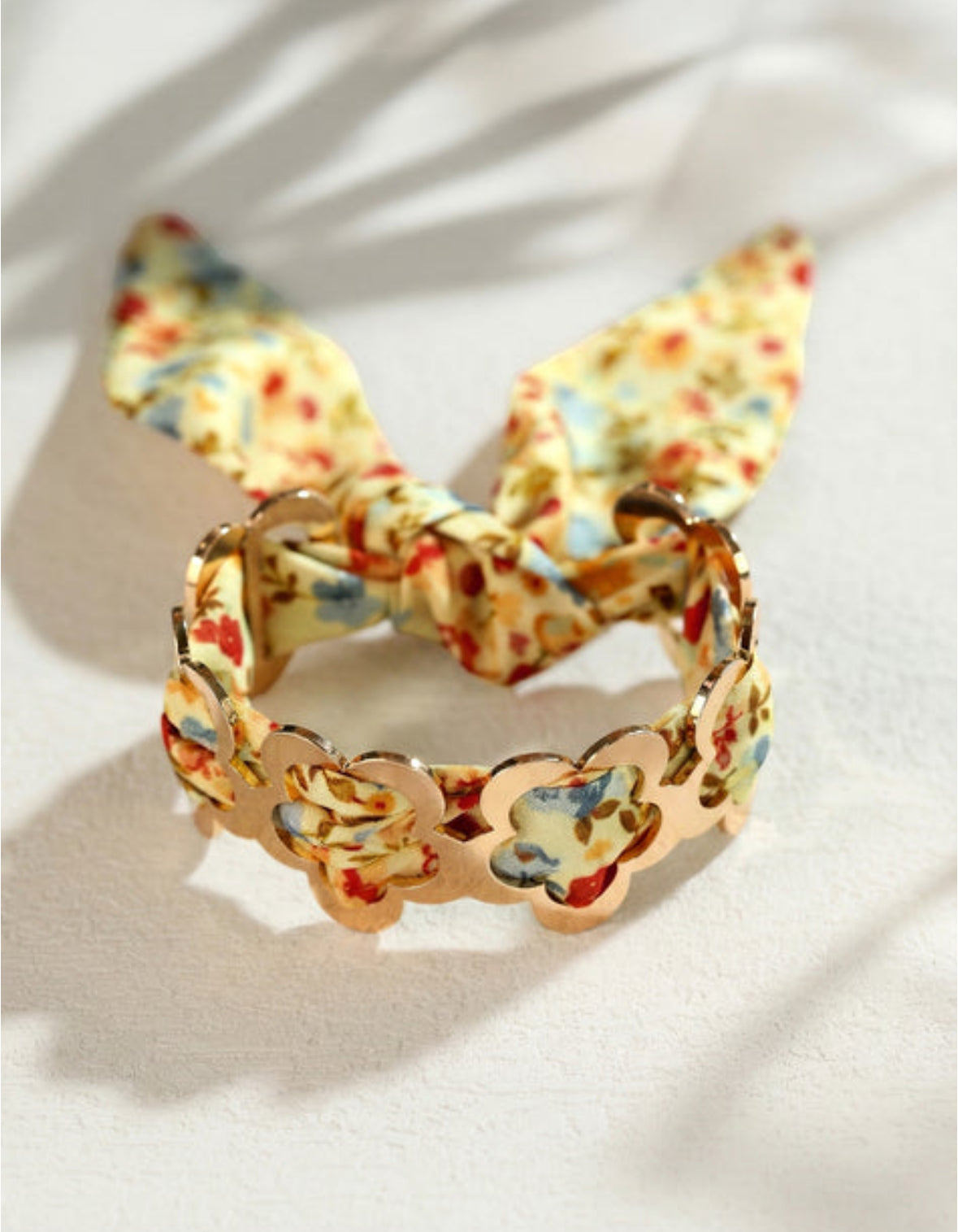 Floral Ribbon Bangle INS