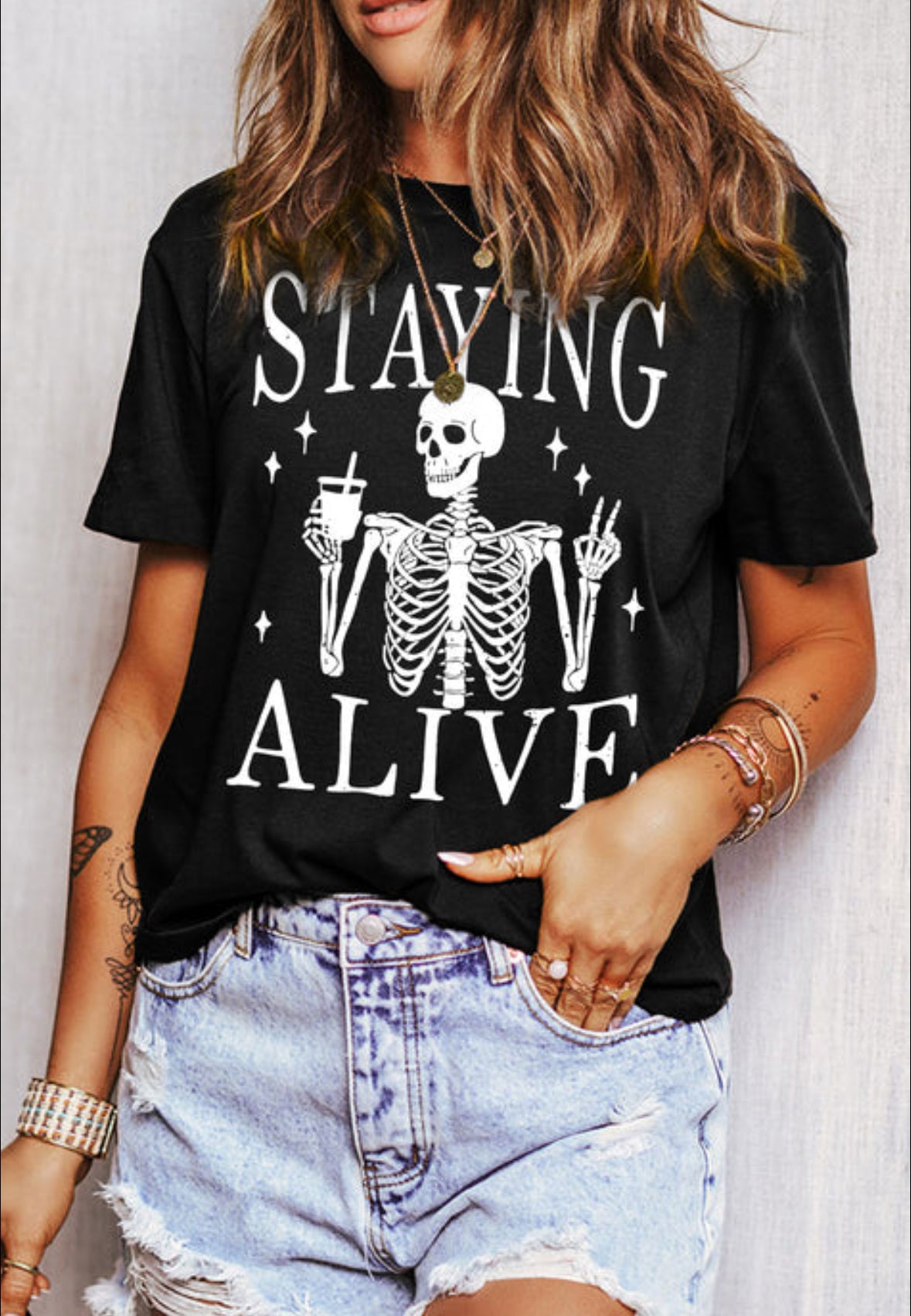 Staying Alive Tee INS