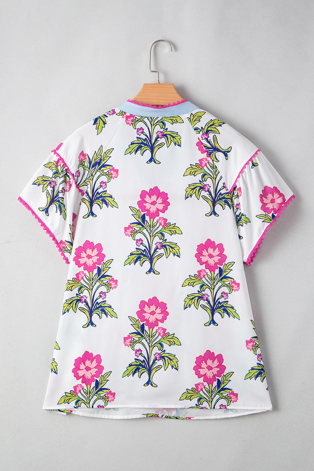 Vintage Floral Plus Blouse