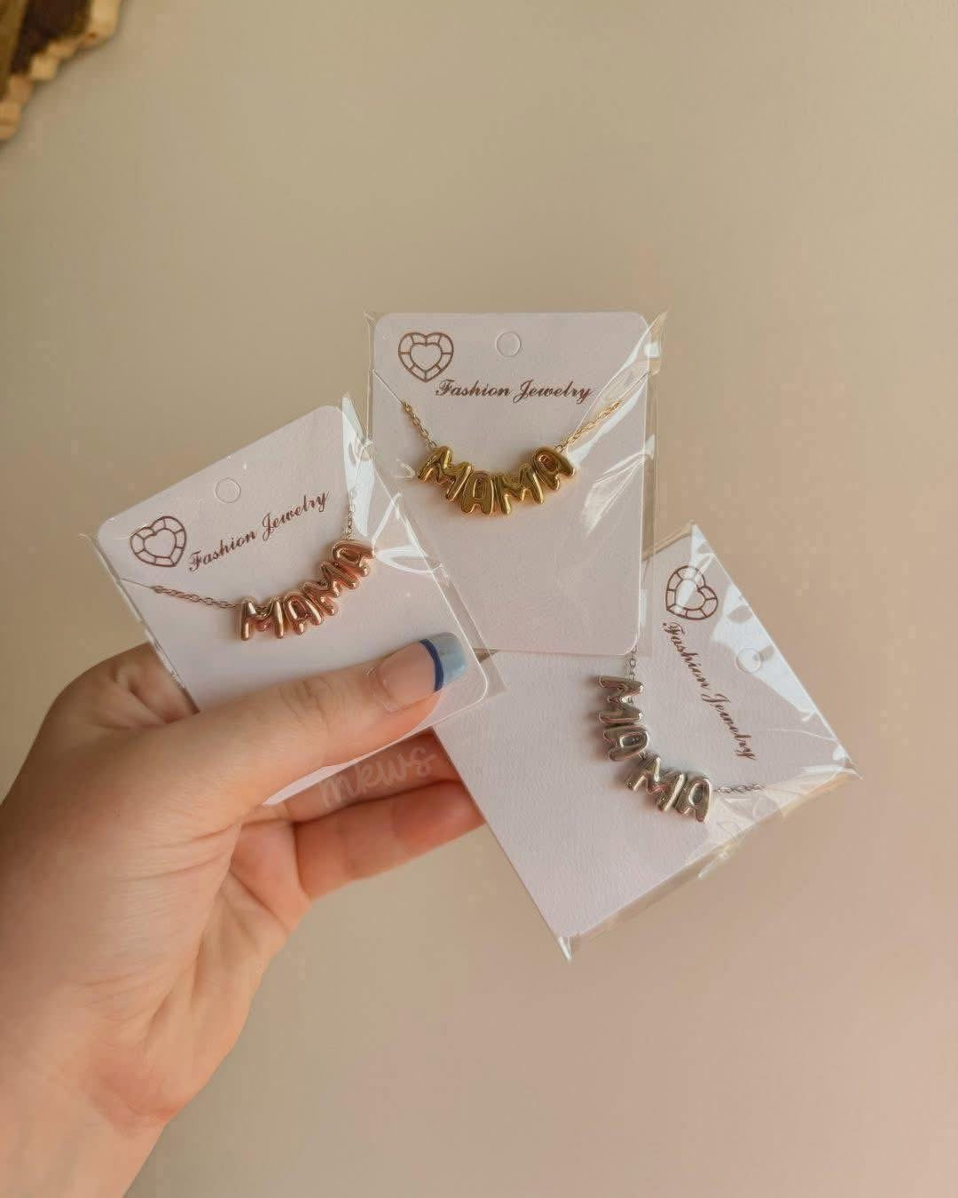 MAMA Bubble Necklace INS