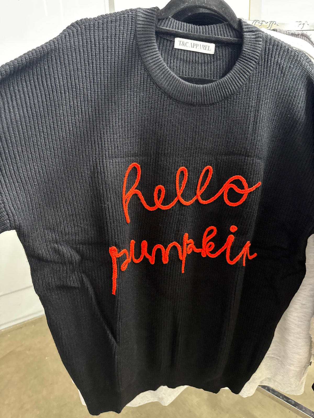 Hello Pumpkin Sweater INS