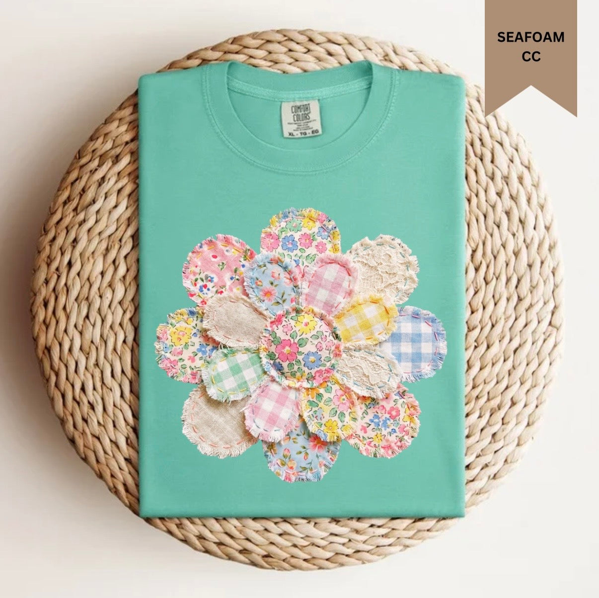 Patchwork Flower Tee (Pre-Order)