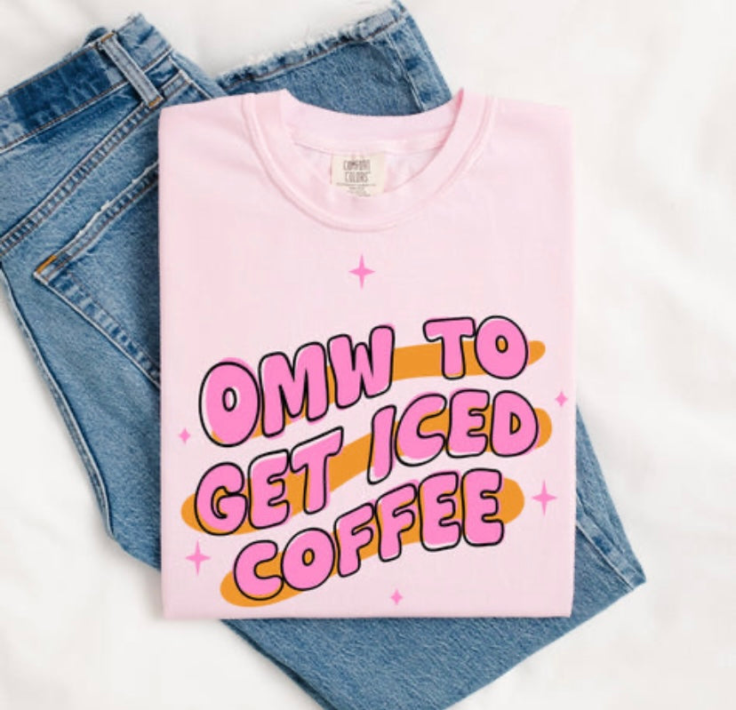 OMW to get iced coffee Tee INS