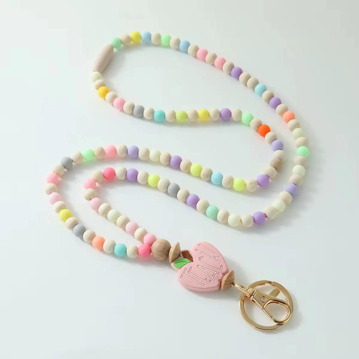 Breakaway Wooden Beaded Lanyard (Pre-Order)