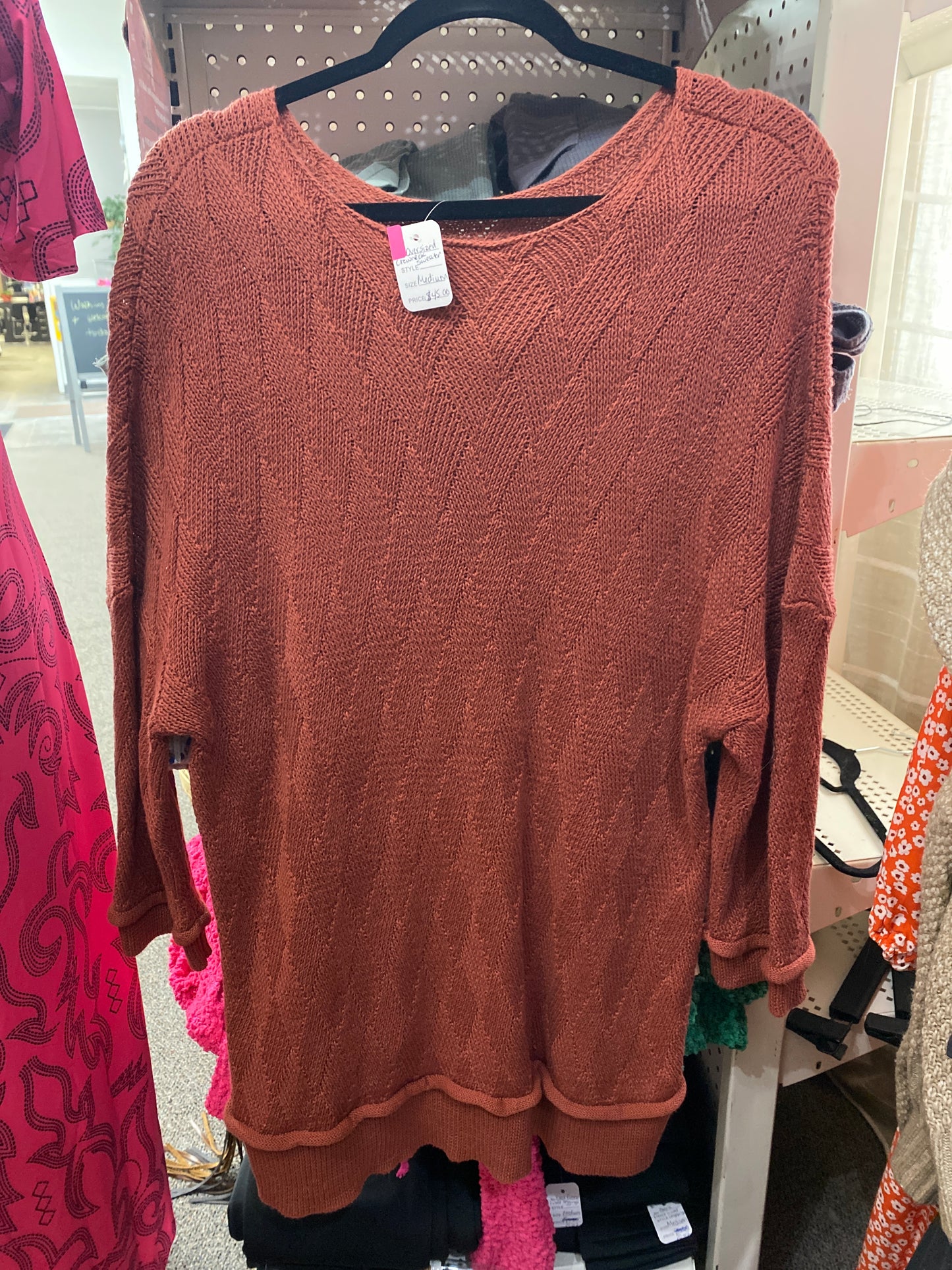 Oversized Crewneck Sweater INS