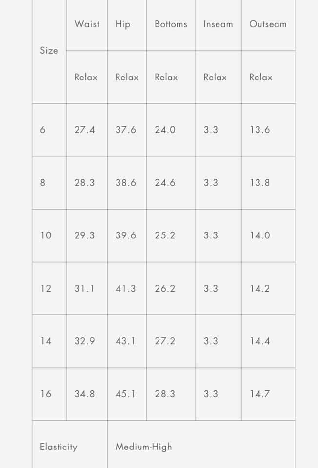 Crossover Denim Shorts INS