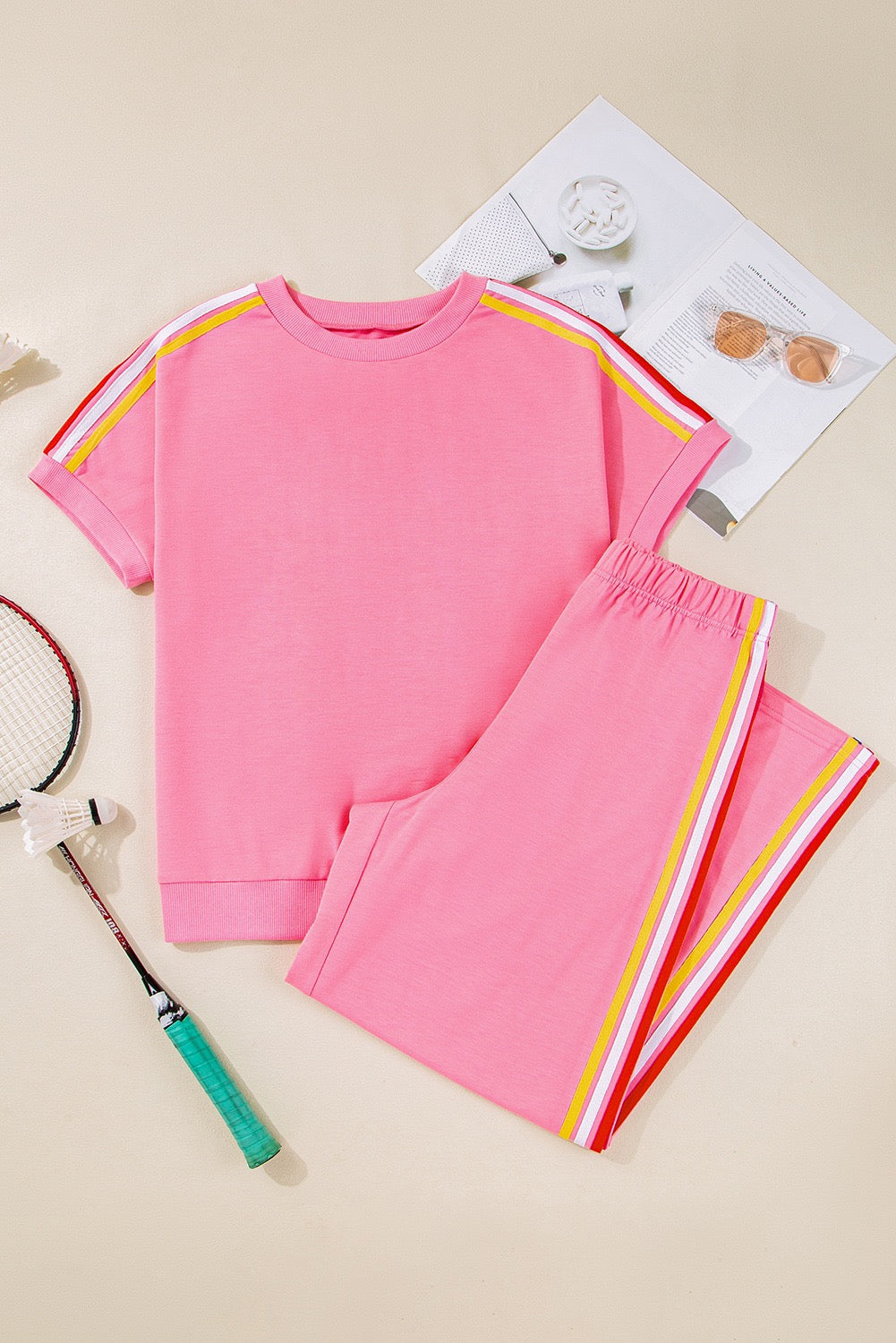 Pink Neon Stripes Set LT