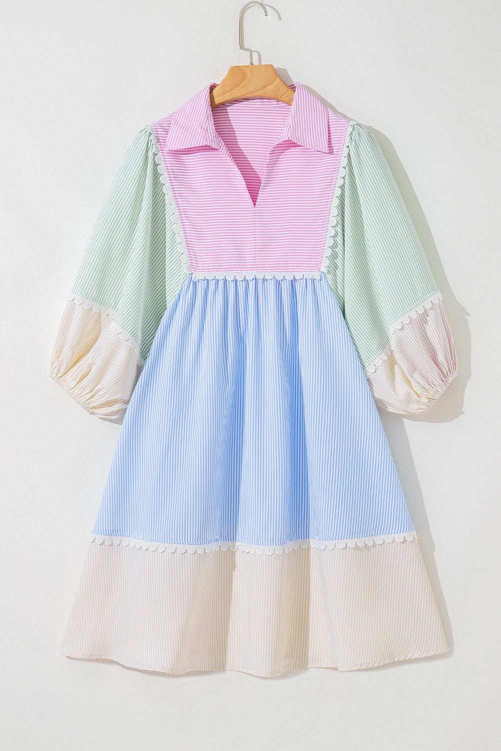 Pastel Striped Dress LT