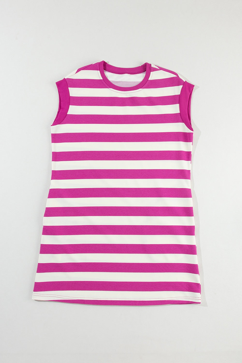 Fuchsia Striped Shift Dress LT