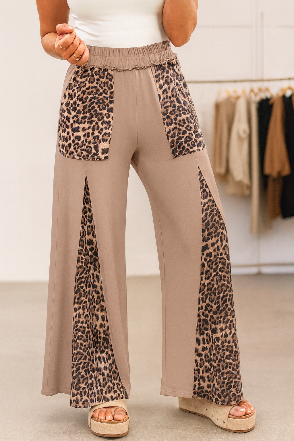 Mineral Wash Leopard Pants OOTD