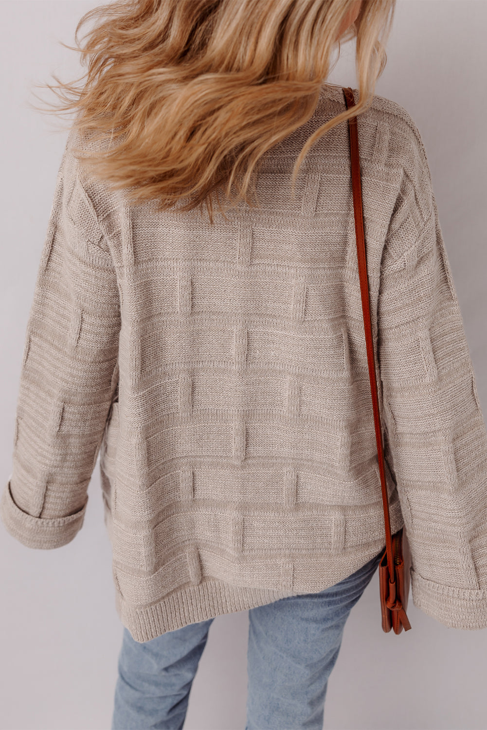 Open Front Pocket Cardigan August.