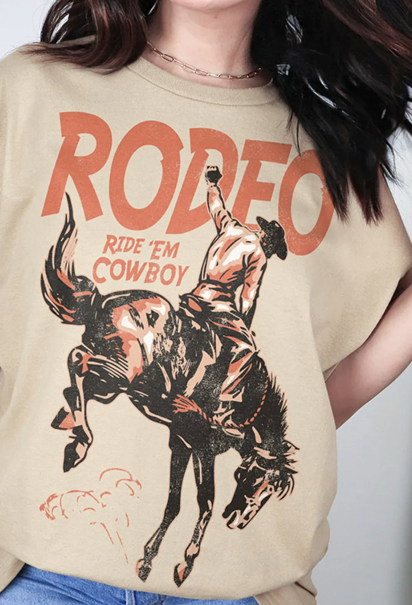 COWBOY RODEO TEE OOTD