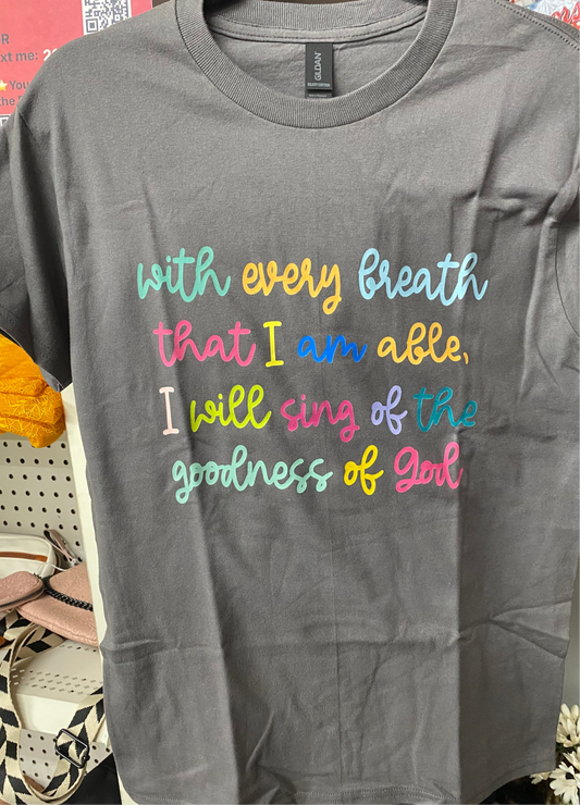 With Every Breath Tee INS