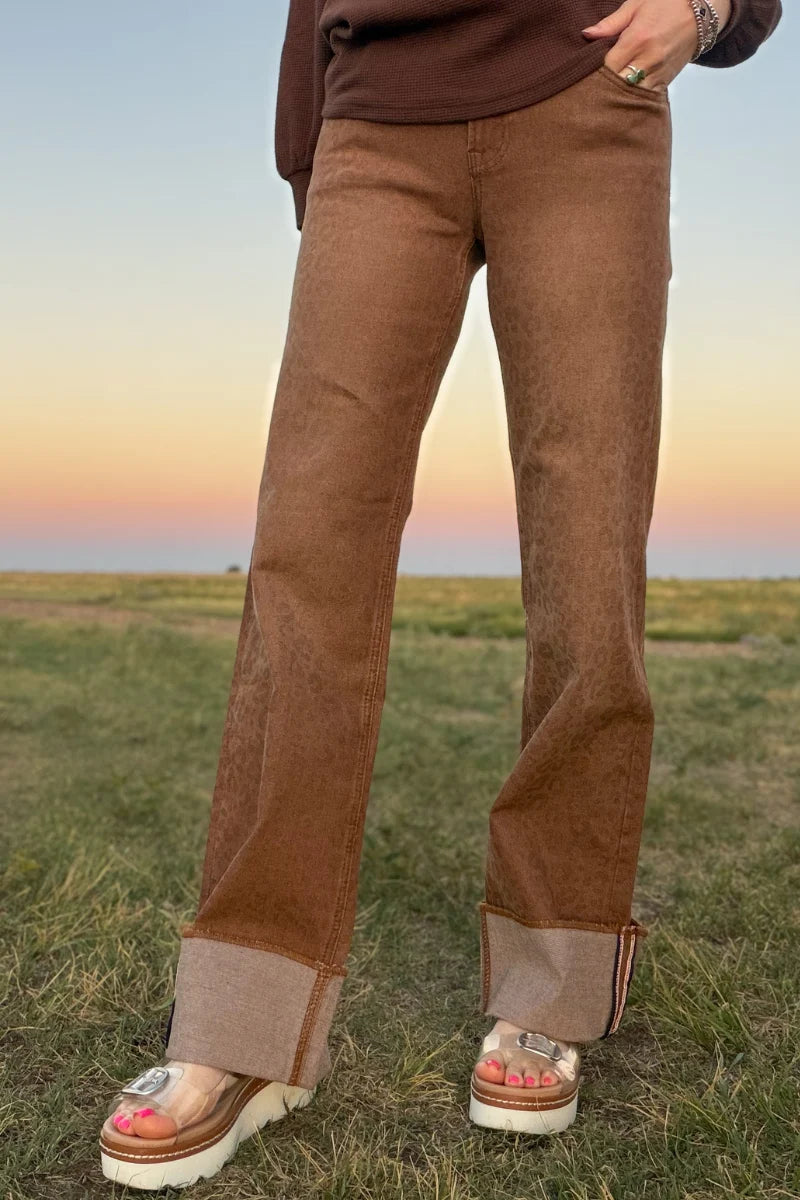 SK Sand Cat Cuffed Jeans INS