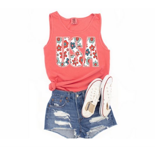 Floral USA tank INS