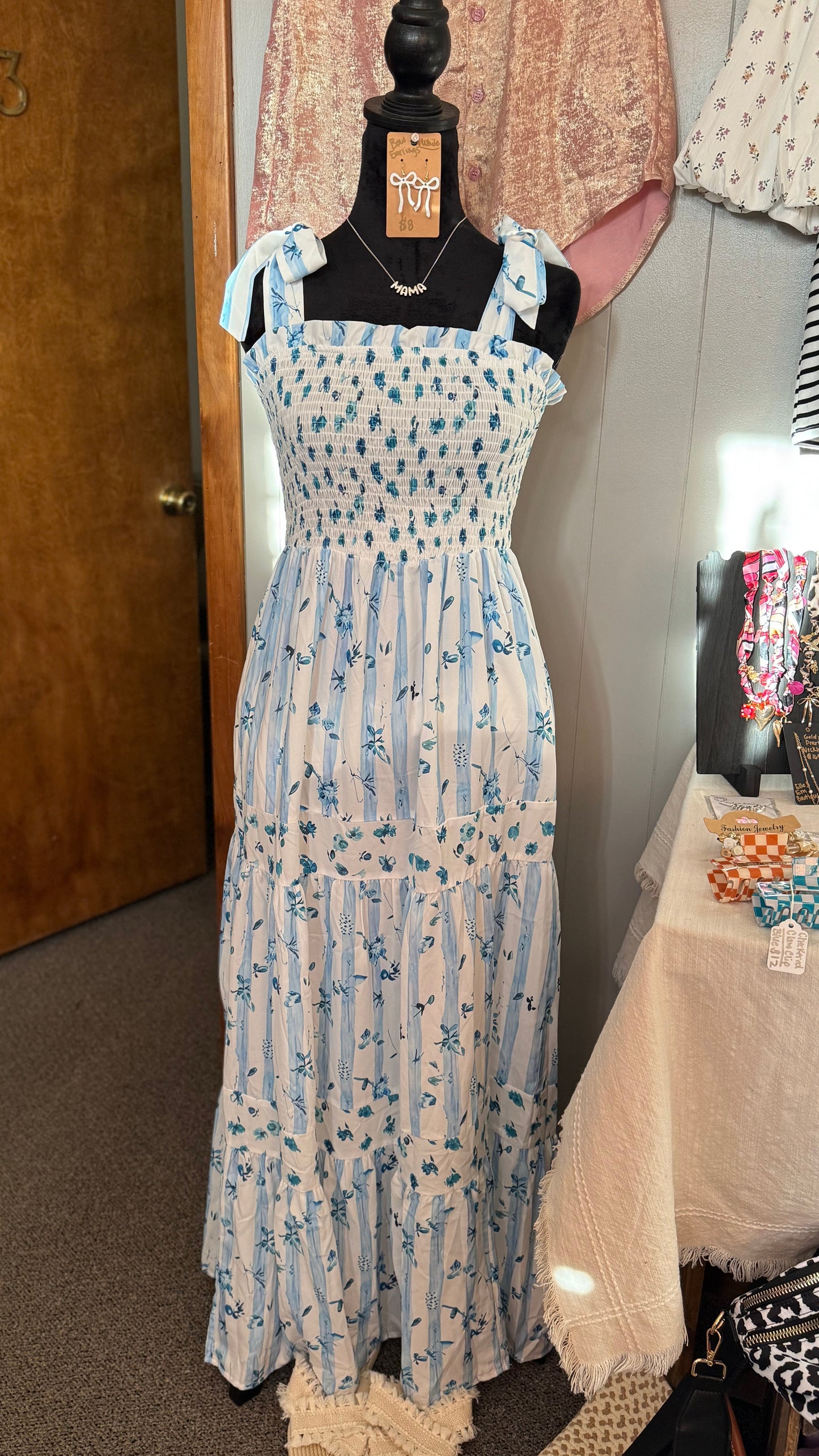 Floral Tiered Maxi Dress INS