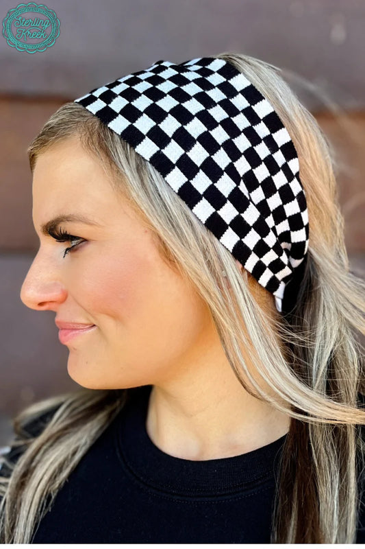 Checkered Headband INS