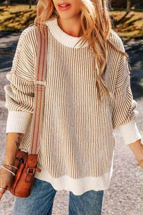 Textured Knit Sweater INS