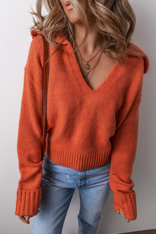 Flamingo Ribbed Sweater LT