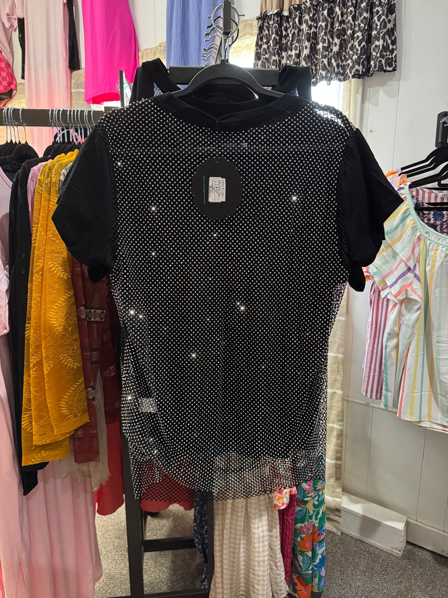 Leave A Little Sparkle Top INS