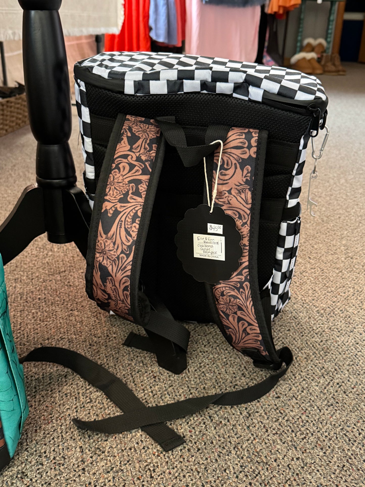 Checkered Cooler Backpack INS