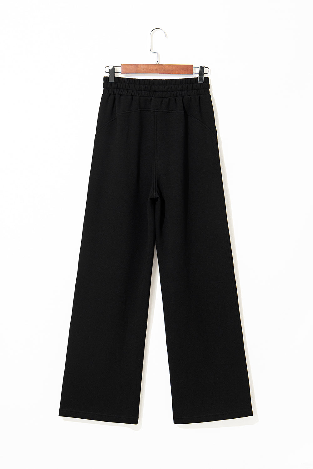 Black Scuba Drawstring Pants LT