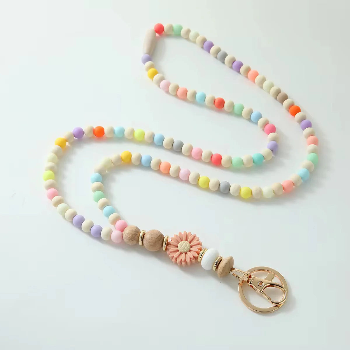 Breakaway Wooden Beaded Lanyard (Pre-Order)