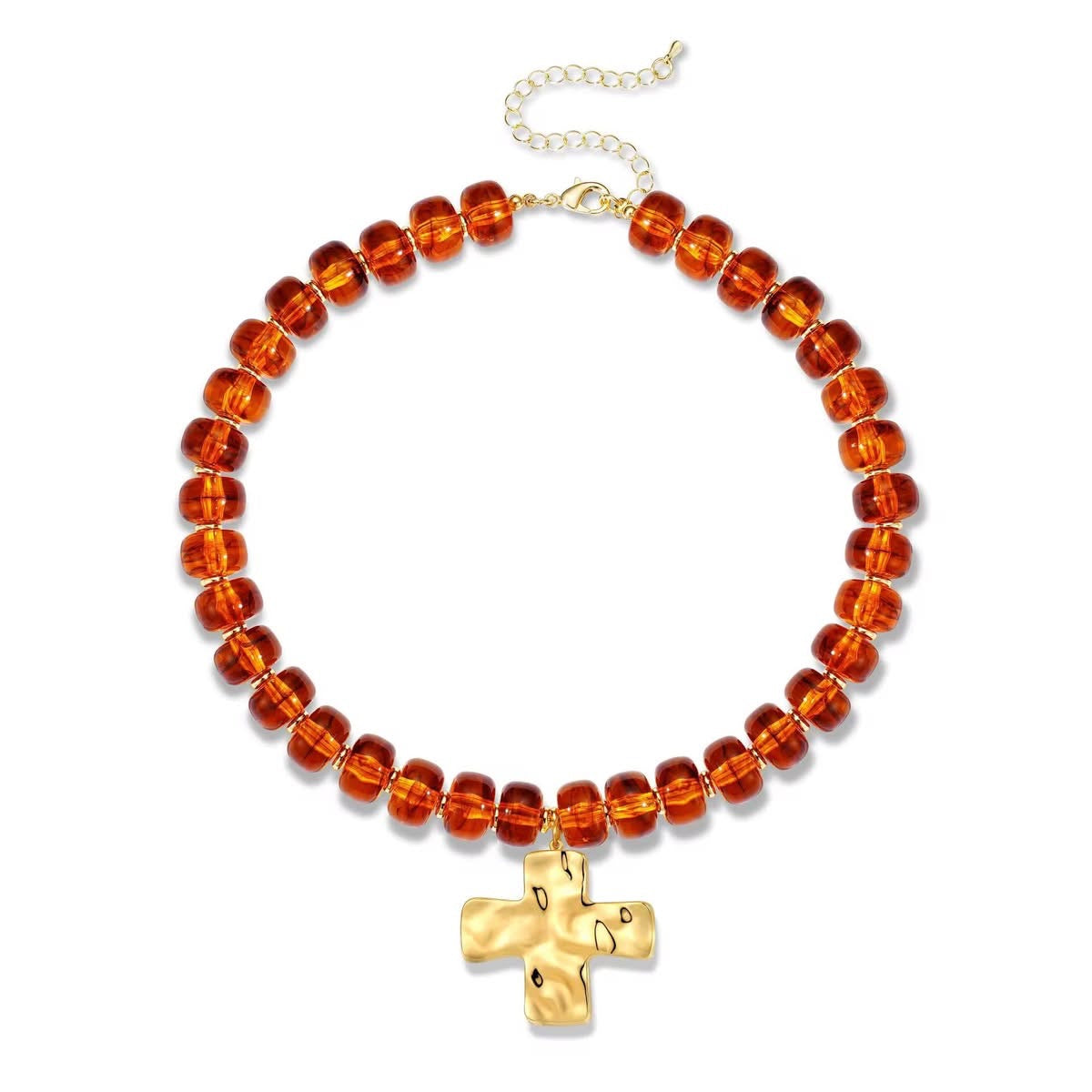 Chunky Cross Necklace INS