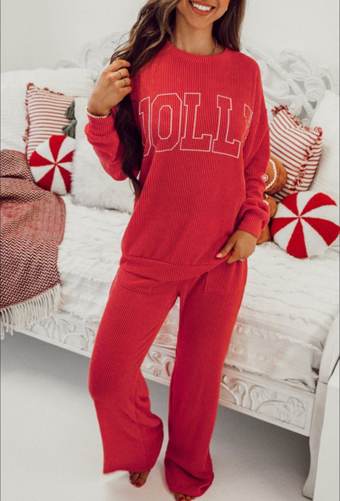 Jolly Corded Pants Set INS