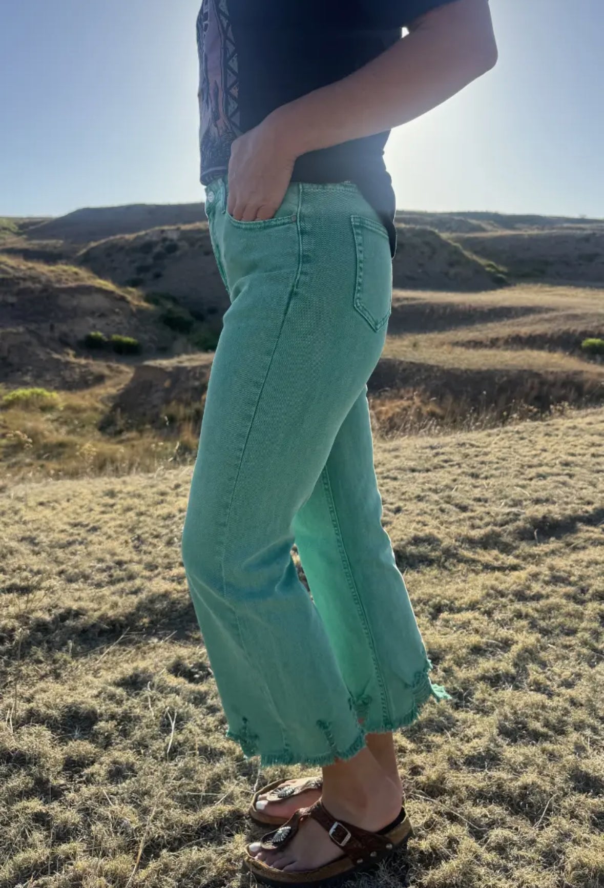 Outlaw Crop Jeans INS