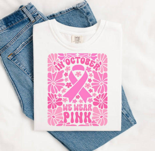 In October we wear pink Tee INS