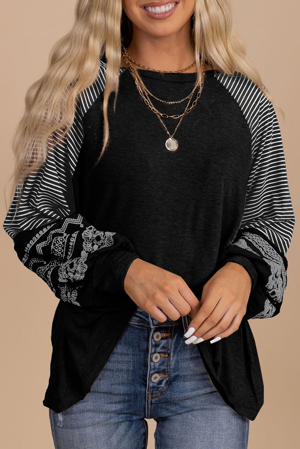 Mineral Striped Raglan LT