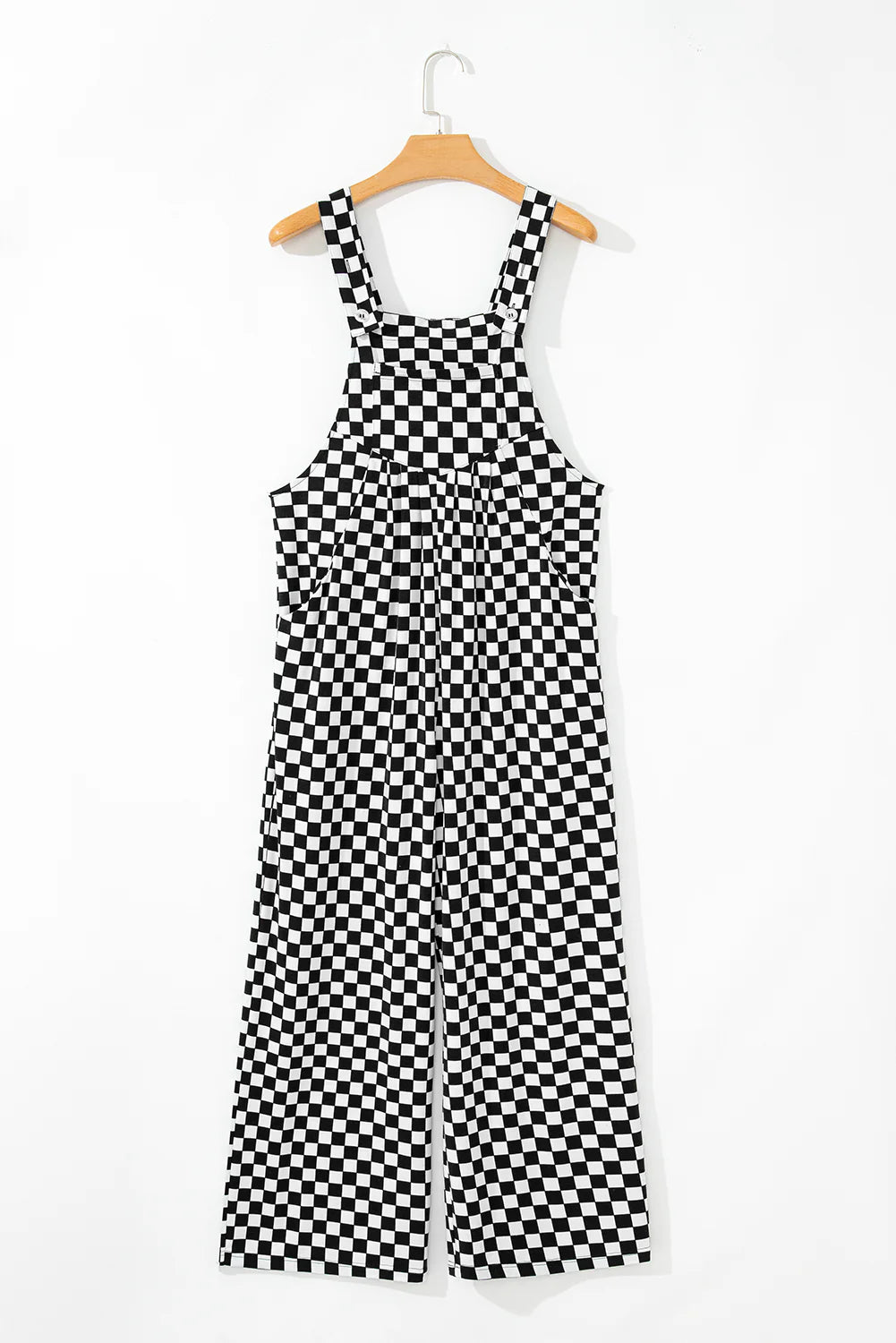 Checkered Wide Leg Jumpsuit INS