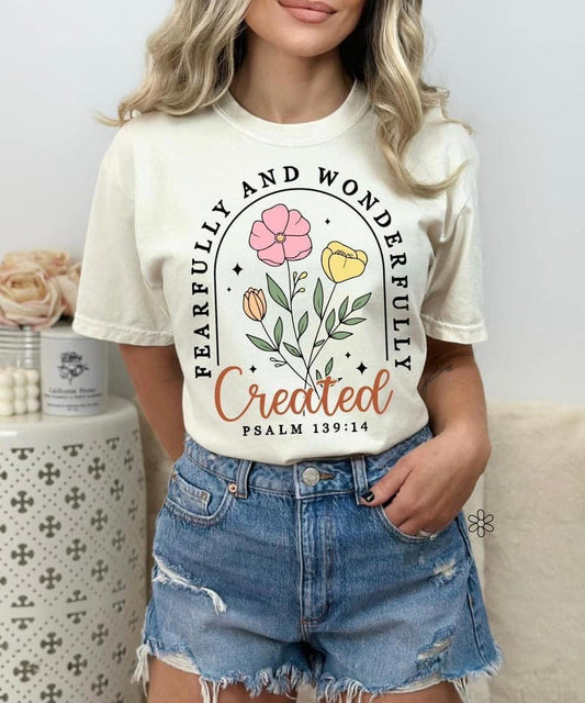Fearfully and Wonderfully Created Tee INS