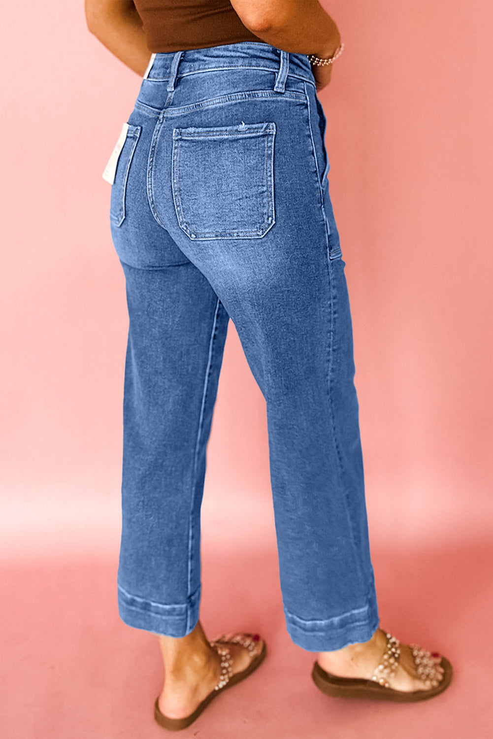 Cropped Wide Leg Jeans LT