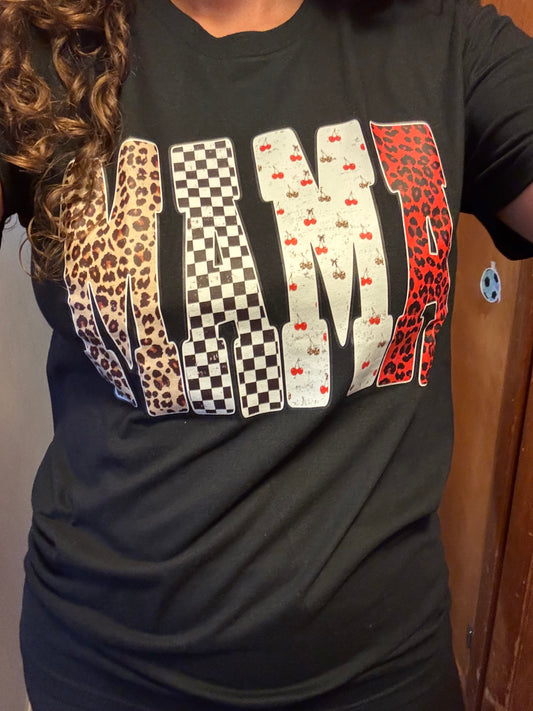 Black MAMA tee INS