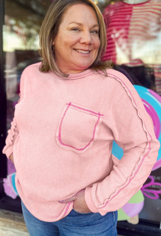 Bonbon Corded Long Sleeve INS