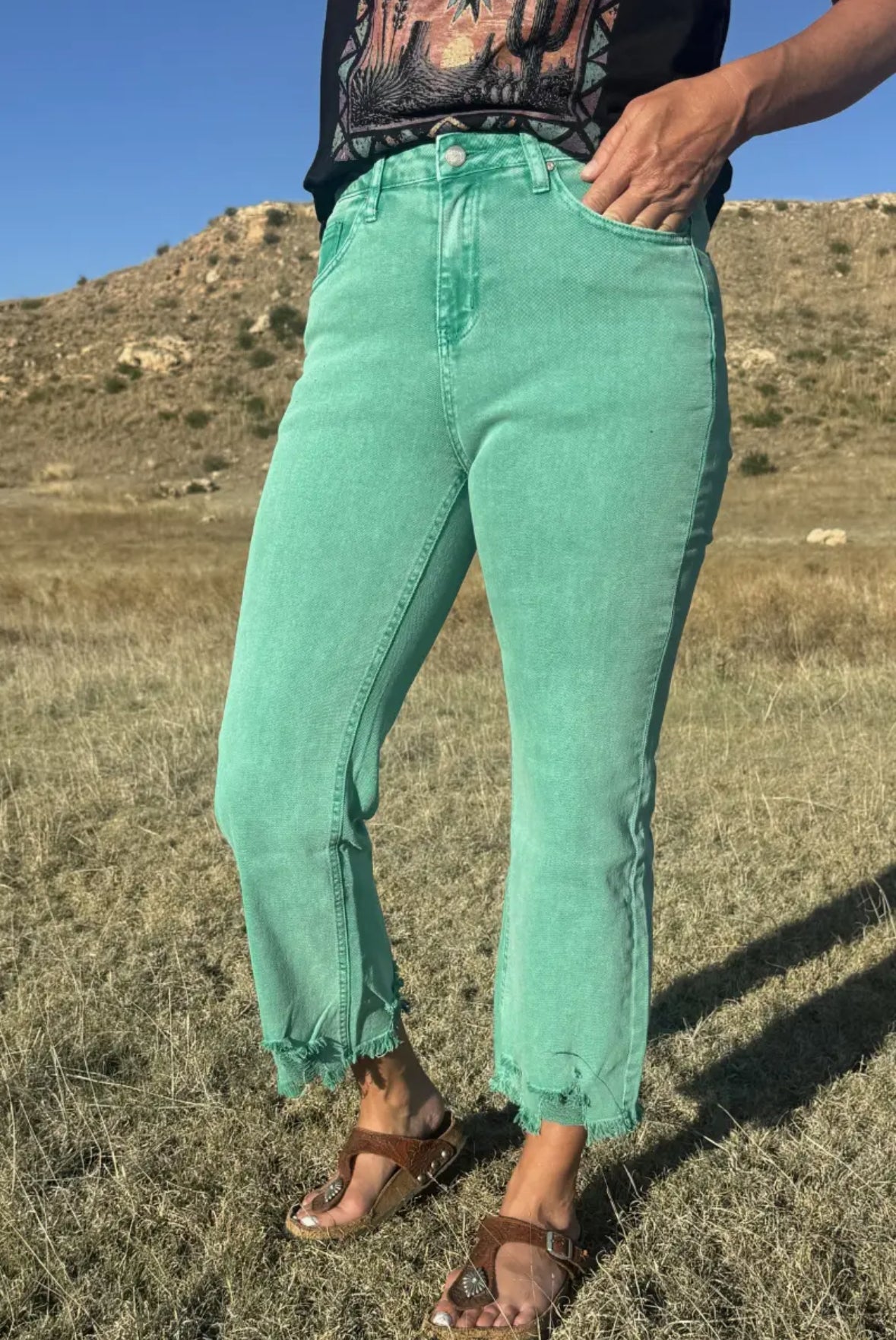 Outlaw Crop Jeans INS