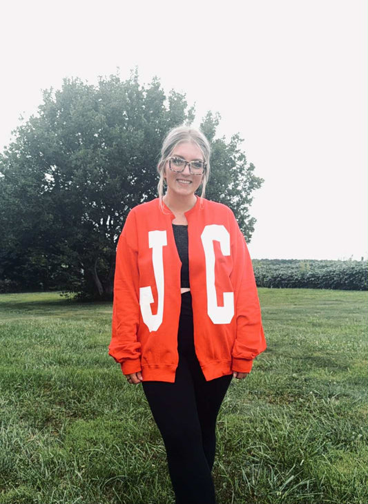 Youth JC Raw Edge Crewneck Cardigan (pre-order)