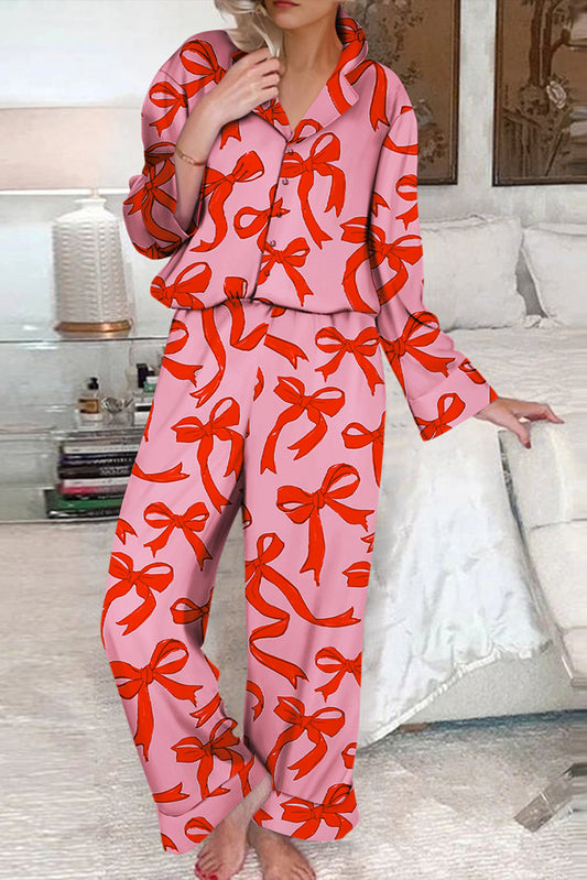 Pink Bow Pajama Set LT