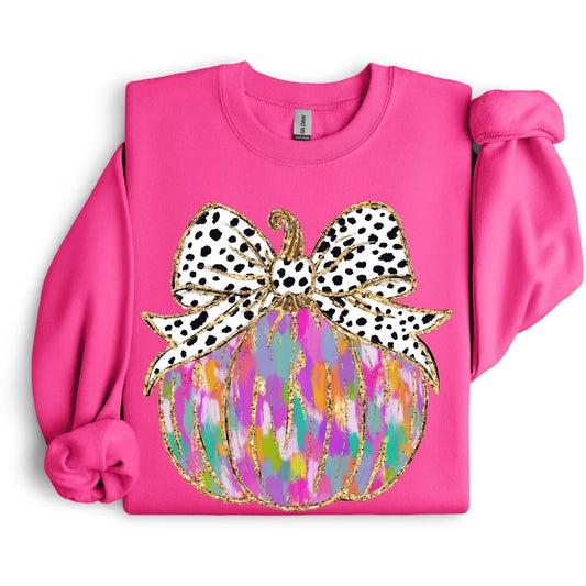 Watercolor Pumpkin SWEATSHIRT.