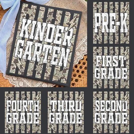 Camo Stripe B2S FOURTH GRADE Tee.