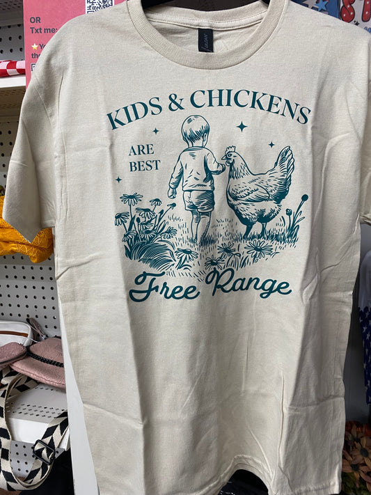 Kids and Chickens Tee INS