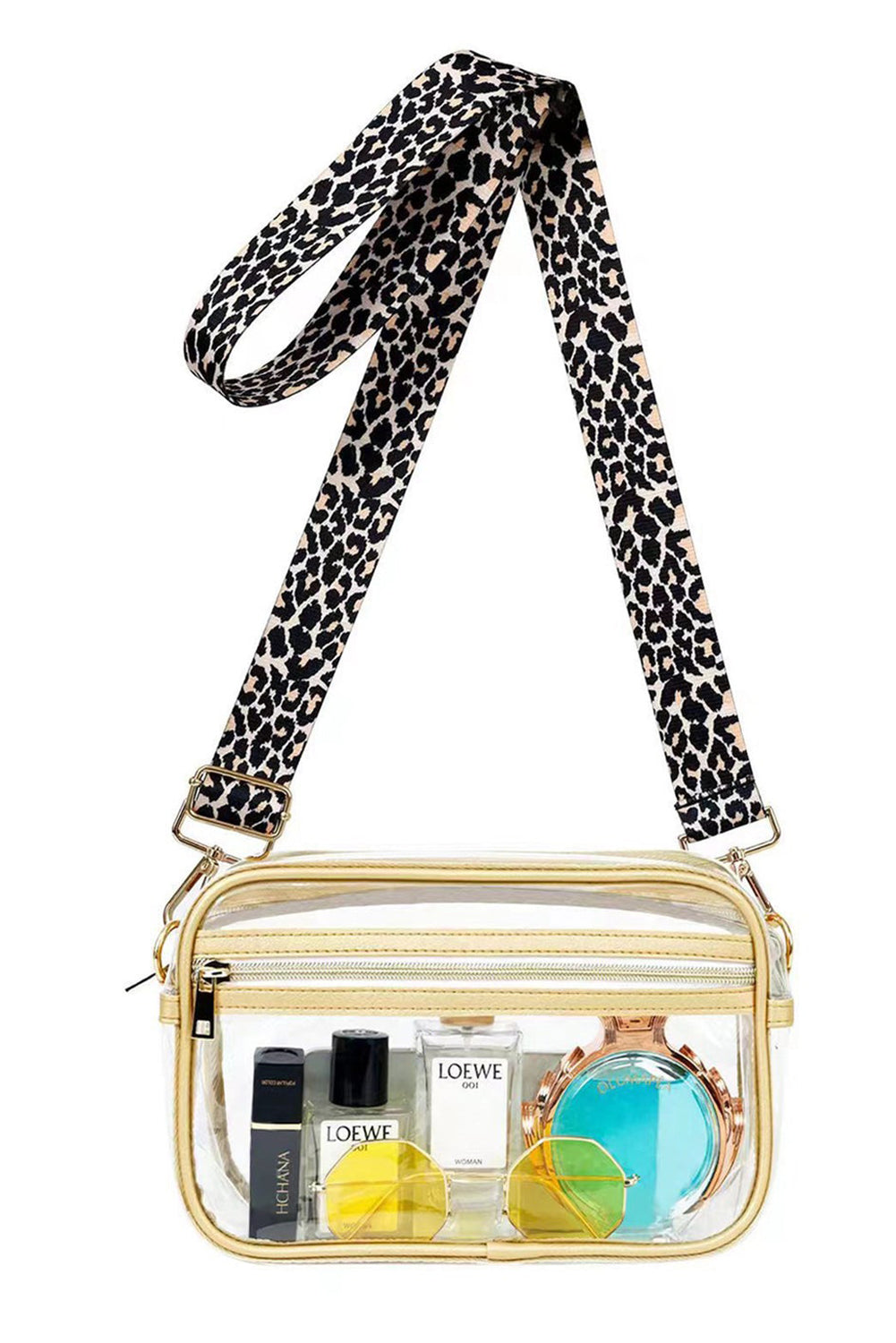 Gold Leopard Crossbody LT