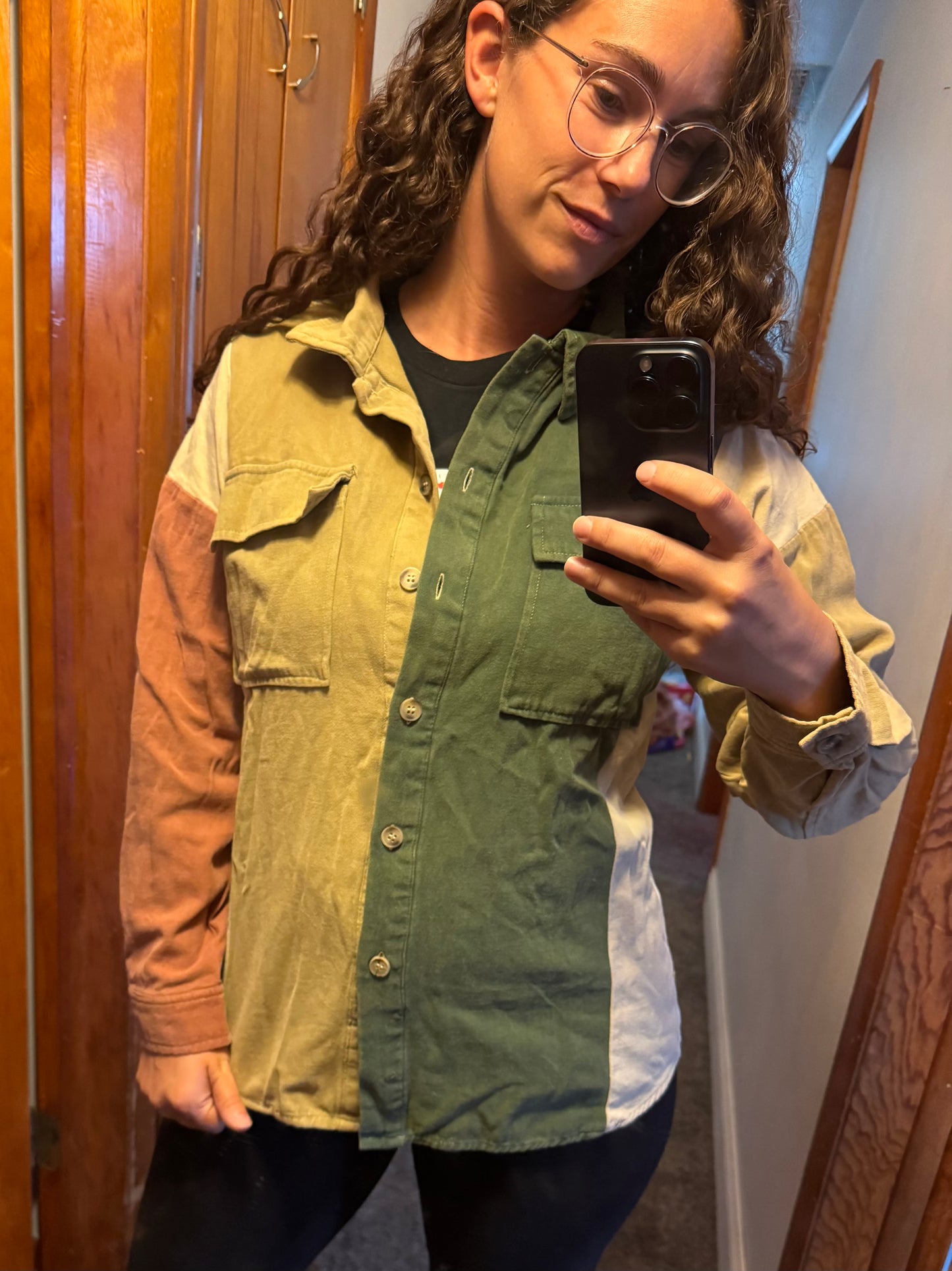 Colorblock Flannel INS