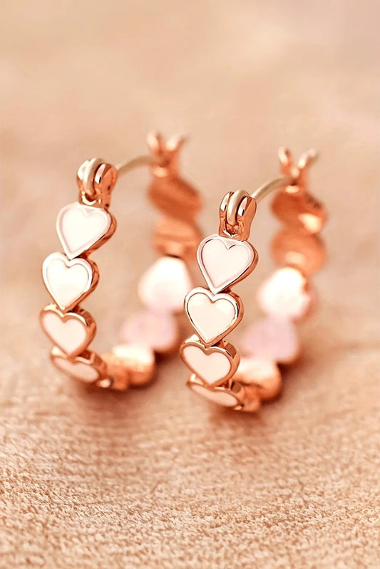 Heart Hoop Earrings INS