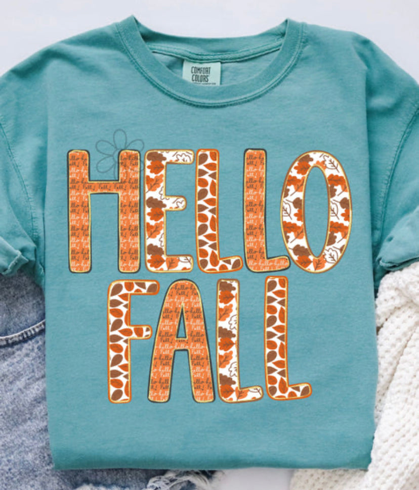 Hello Fall Tee INS