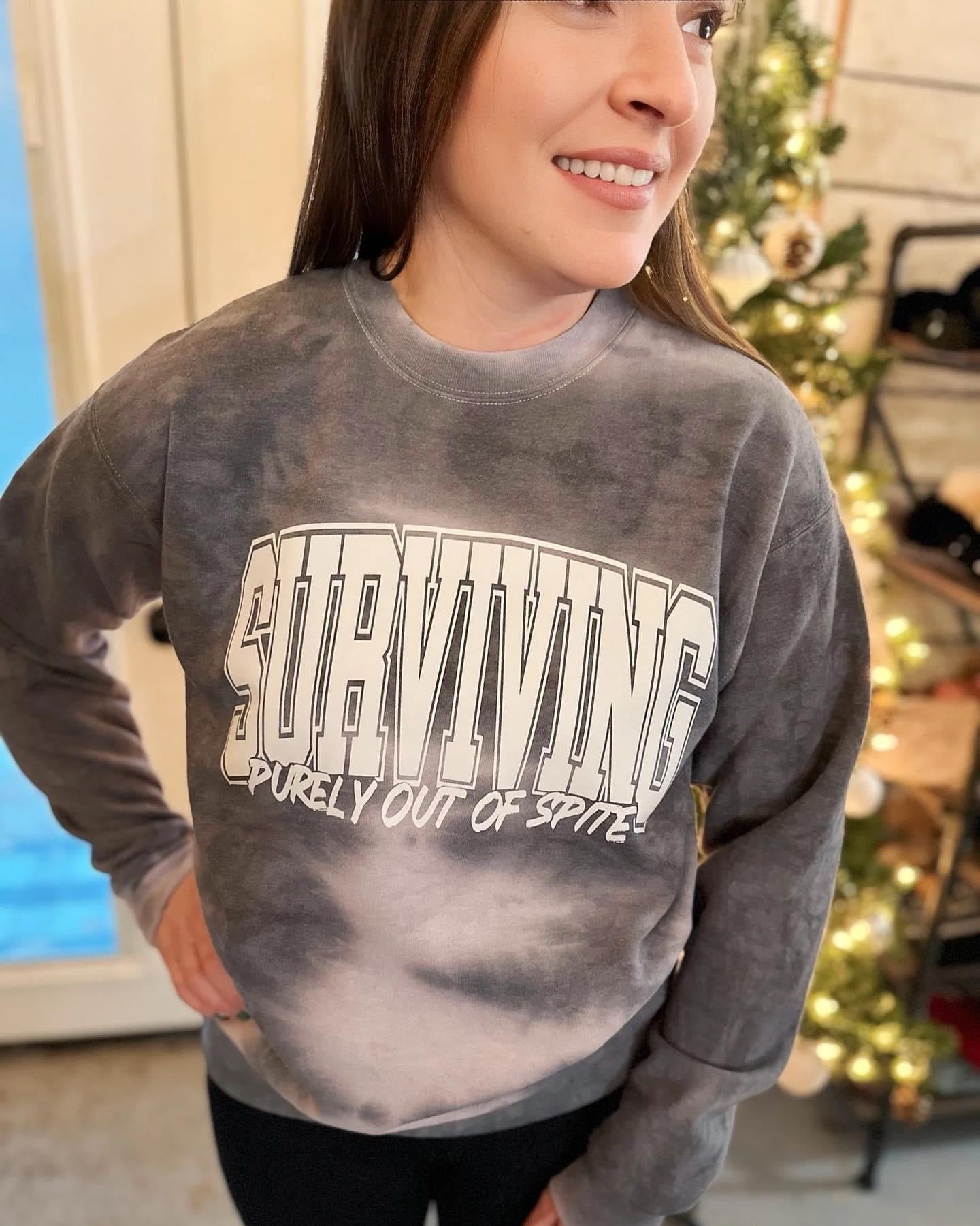 Surviving purely out of Spite sweatshirt INS