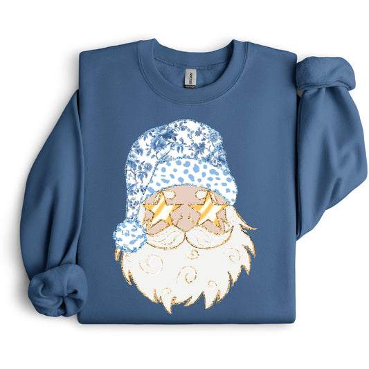 Santa(light or dark complexion) Sweatshirt.