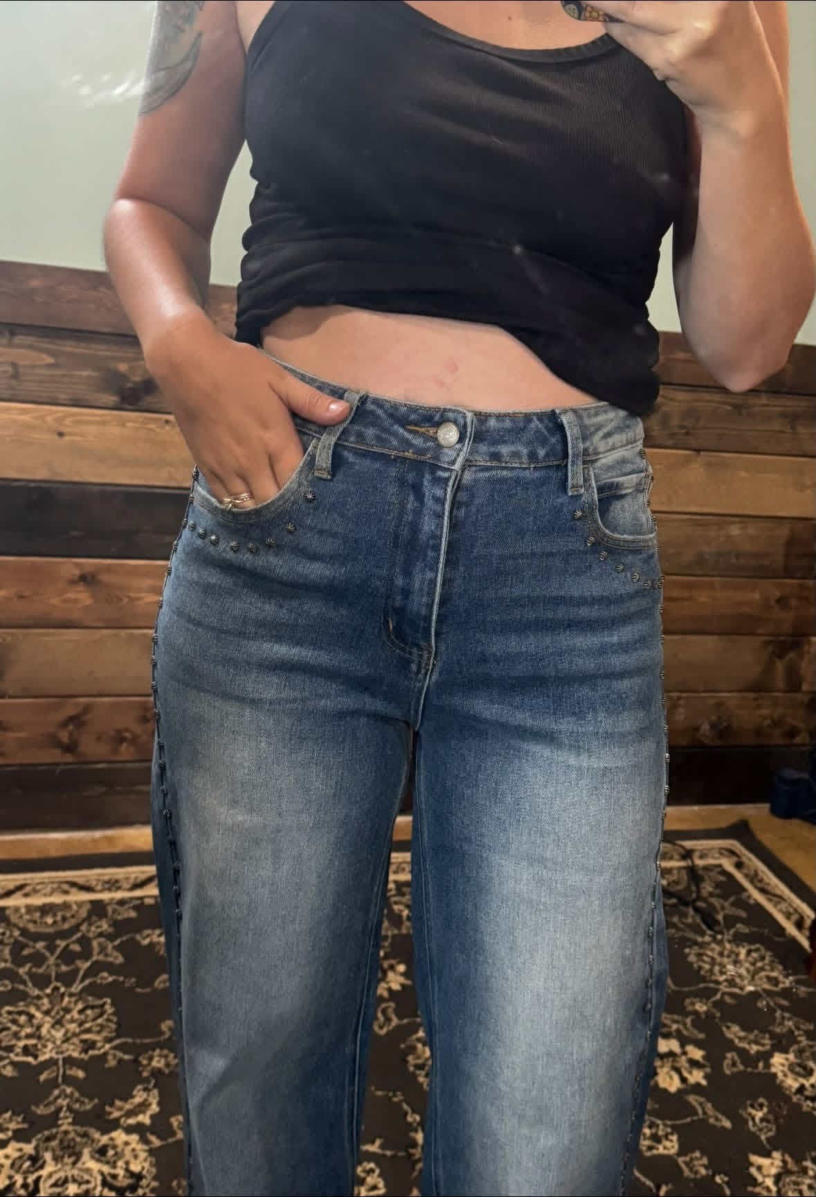 SK Studded Jeans INS